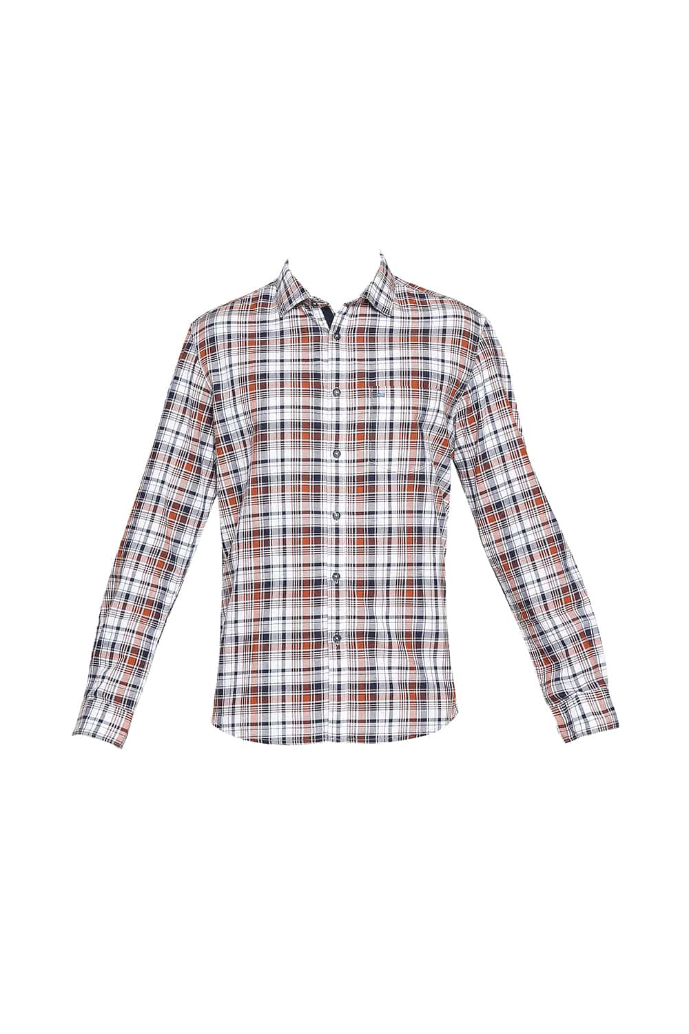 BASICS SLIM FIT CHECKS SHIRT