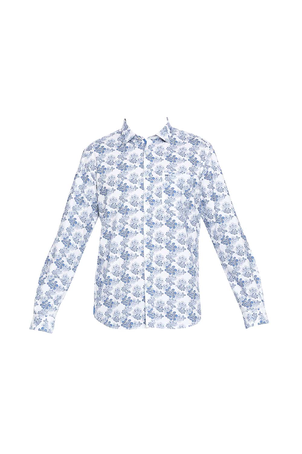 BASICS SLIM FIT PRINTED SHIRT