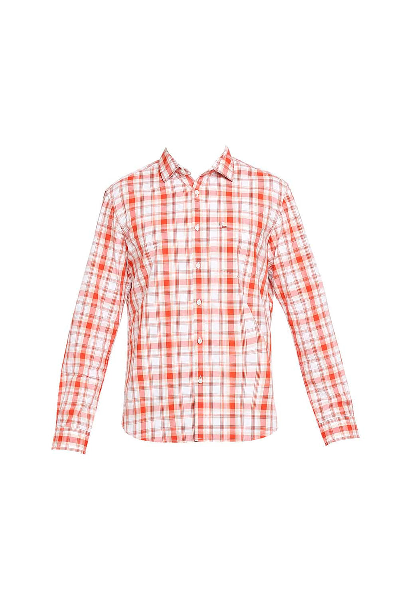 BASICS SLIM FIT CHECKS SHIRT