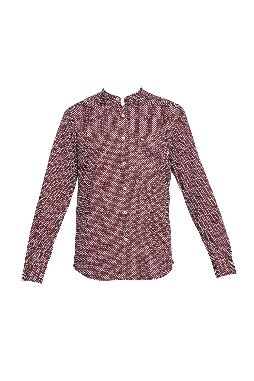 BASICS SLIM FIT PRINTED SHIRT