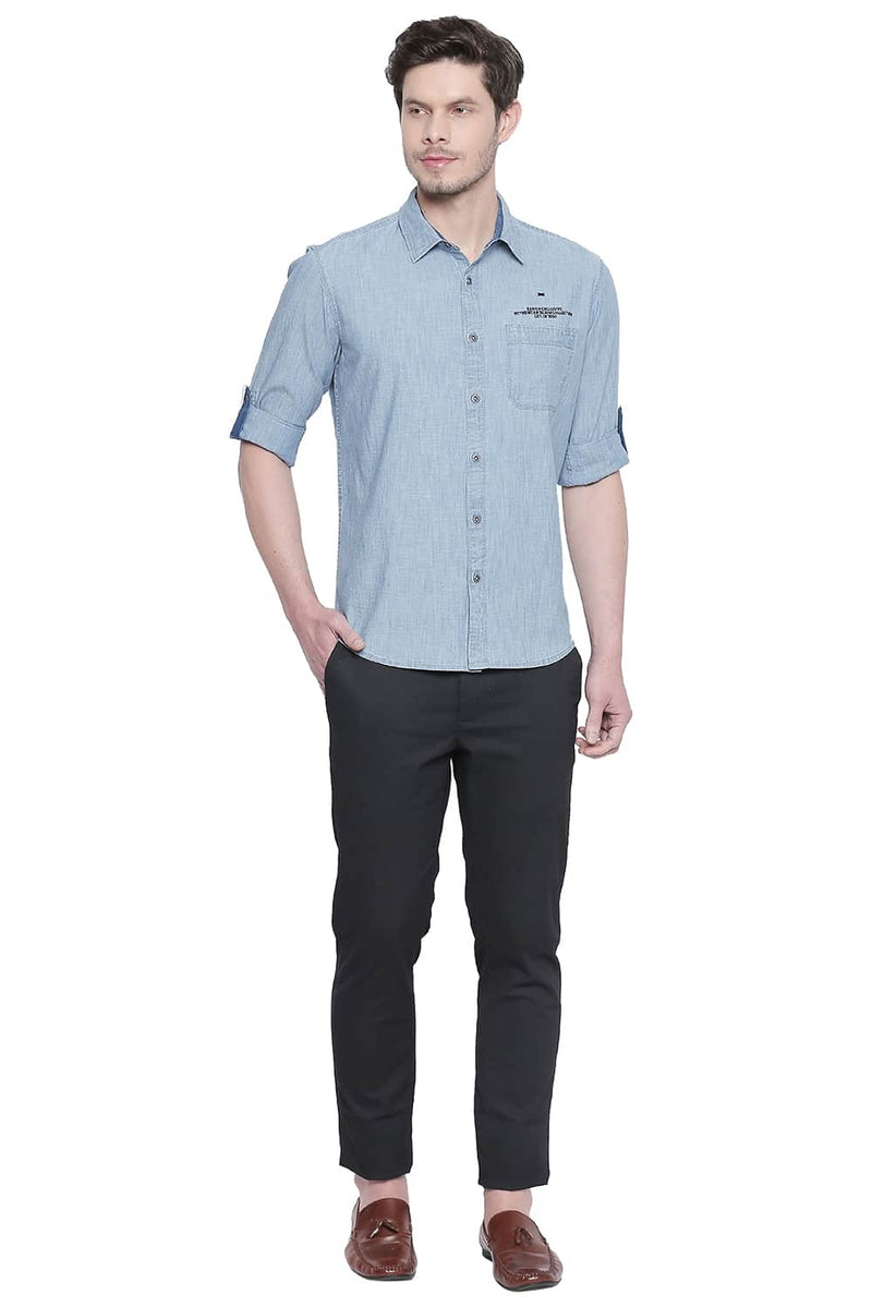 BASICS SLIM FIT SHIRT