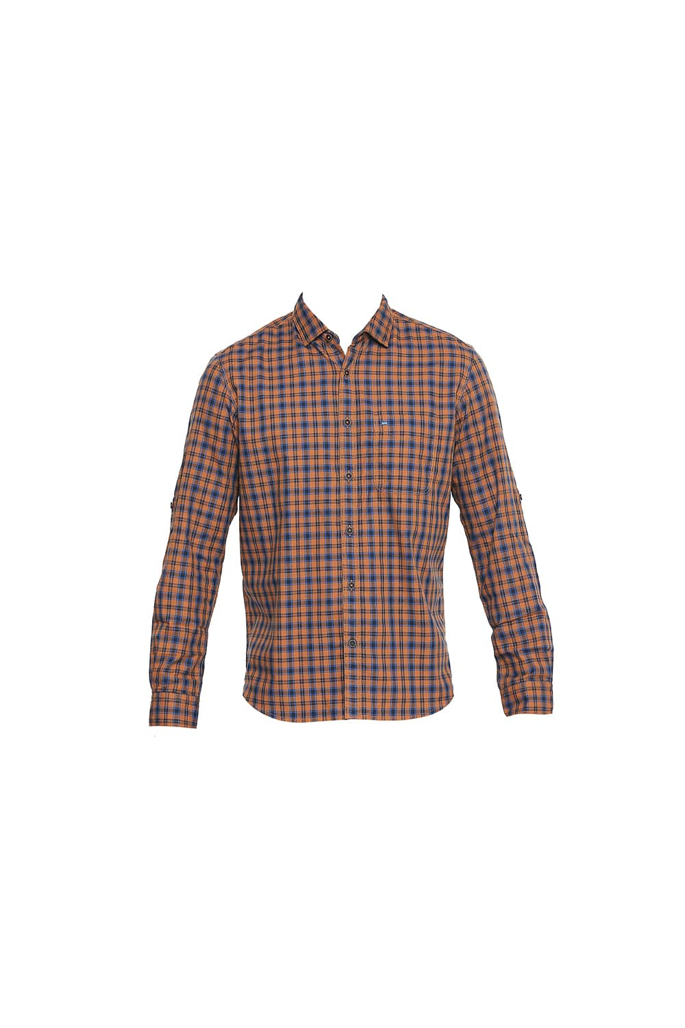 BASICS SLIM FIT CHECKS SHIRT