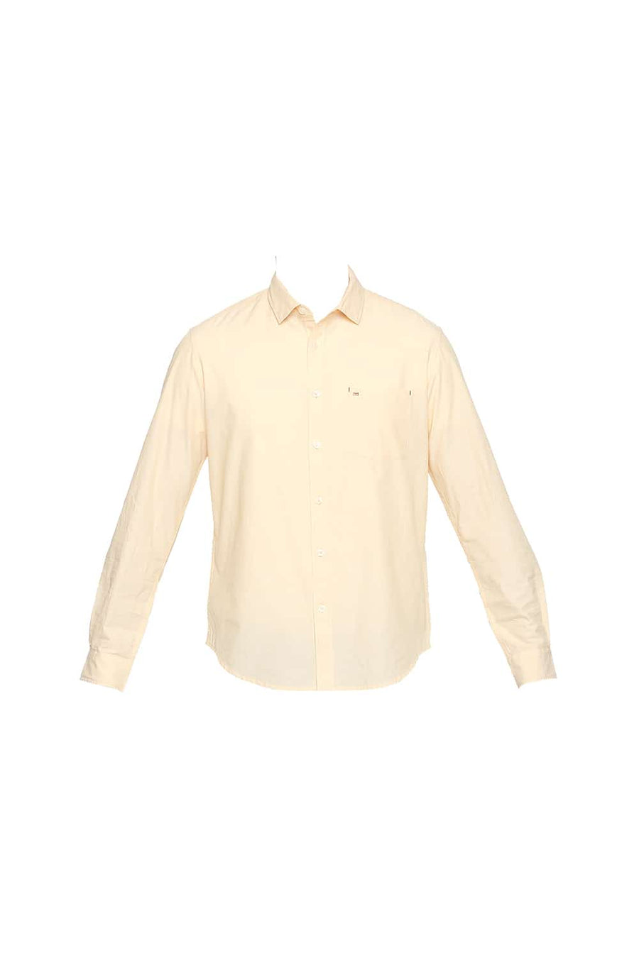BASICS SLIM FIT YELLOW HAZE FIL A FIL SHIRT