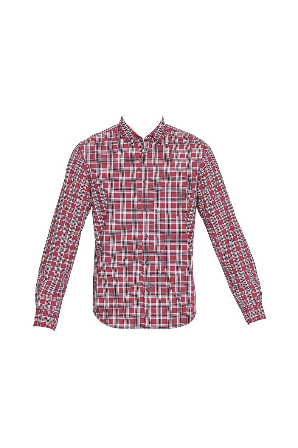 BASICS SLIM FIT CHECKS SHIRT