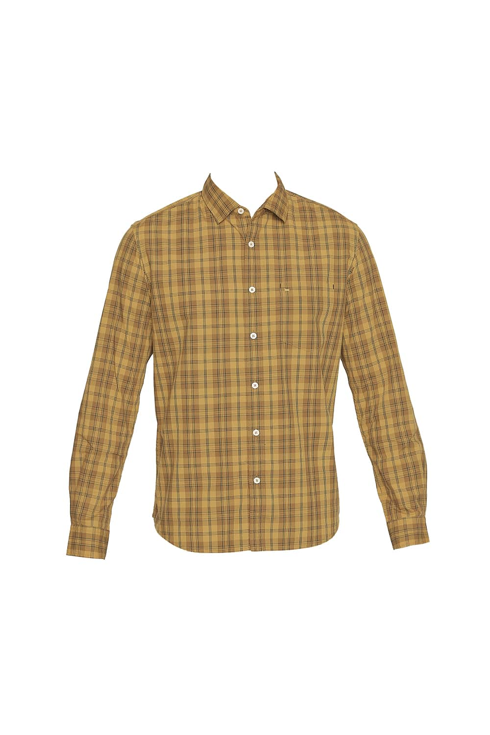 BASICS SLIM FIT CHECKS SHIRT