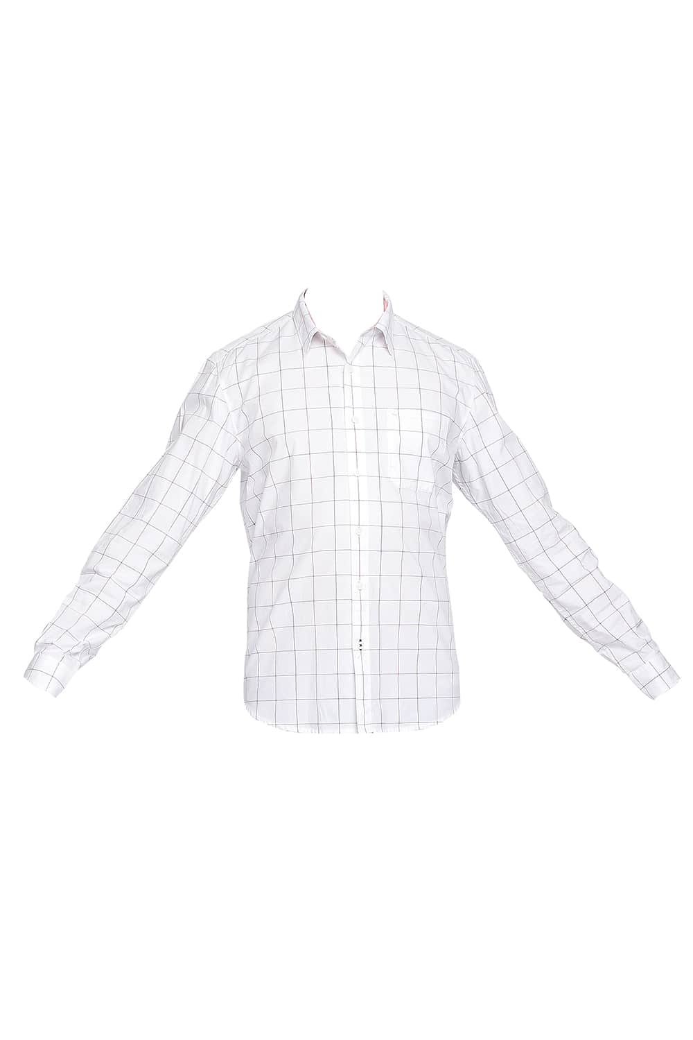 BASICS SLIM FIT CHECKS SHIRT