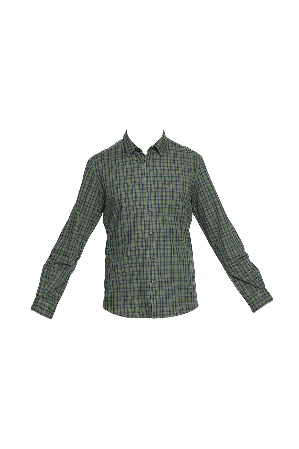 BASICS SLIM FIT CHECKS SHIRT