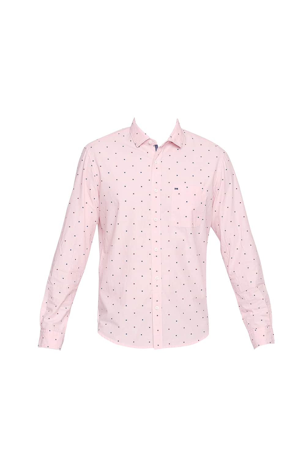 BASICS SLIM FIT PRINTED FIL A FIL SHIRT