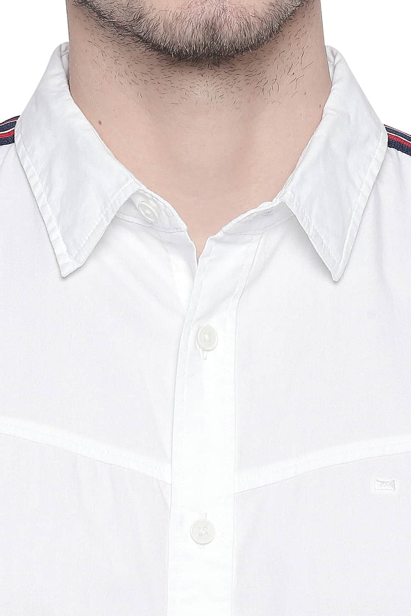 BASICS SLIM FIT OXFORD STRETCH SHIRT