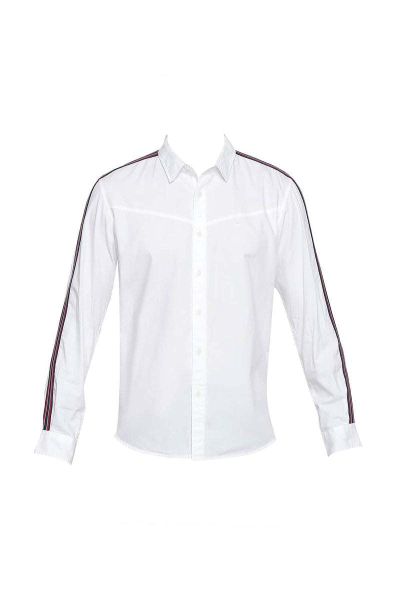 BASICS SLIM FIT OXFORD STRETCH SHIRT