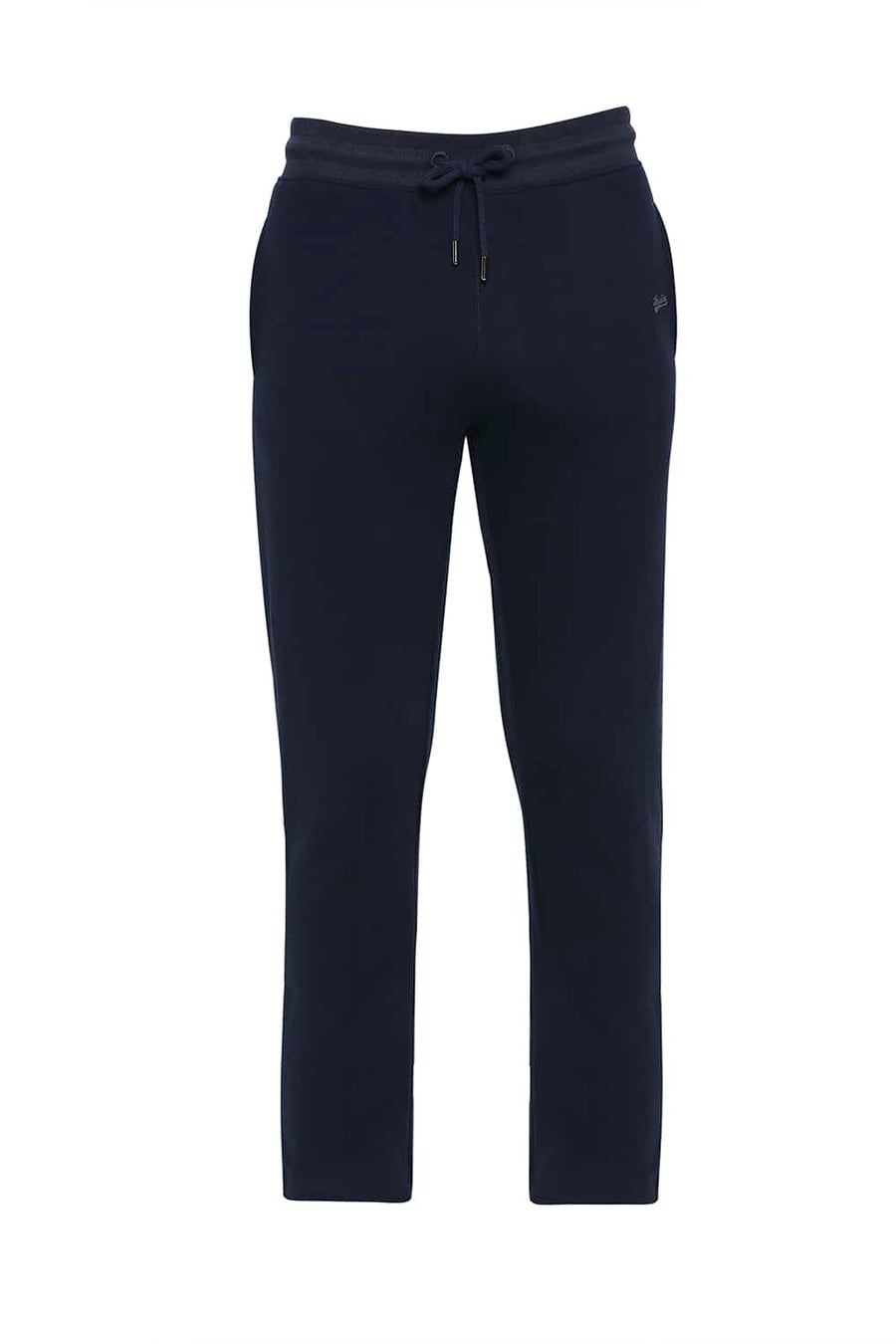 BASICS SLIM FIT DRESS BLUE SOLID TRACK PANTS