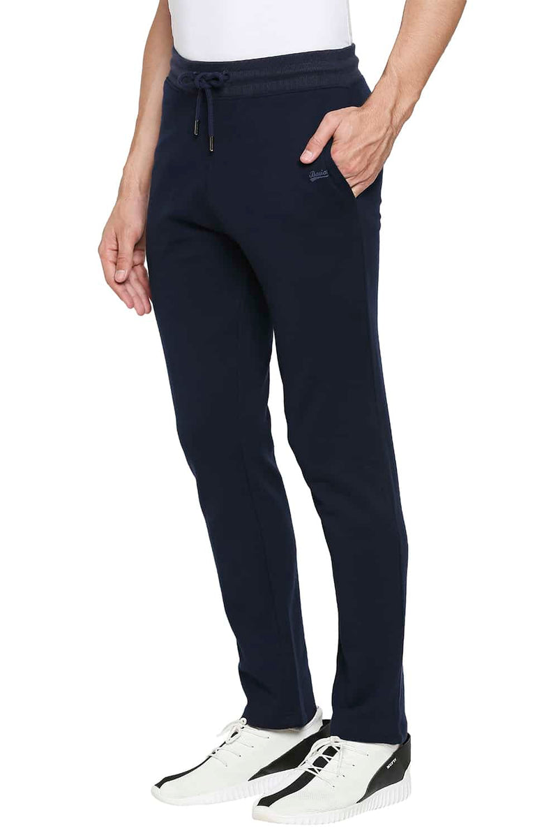 BASICS SLIM FIT SOLID TRACK PANTS