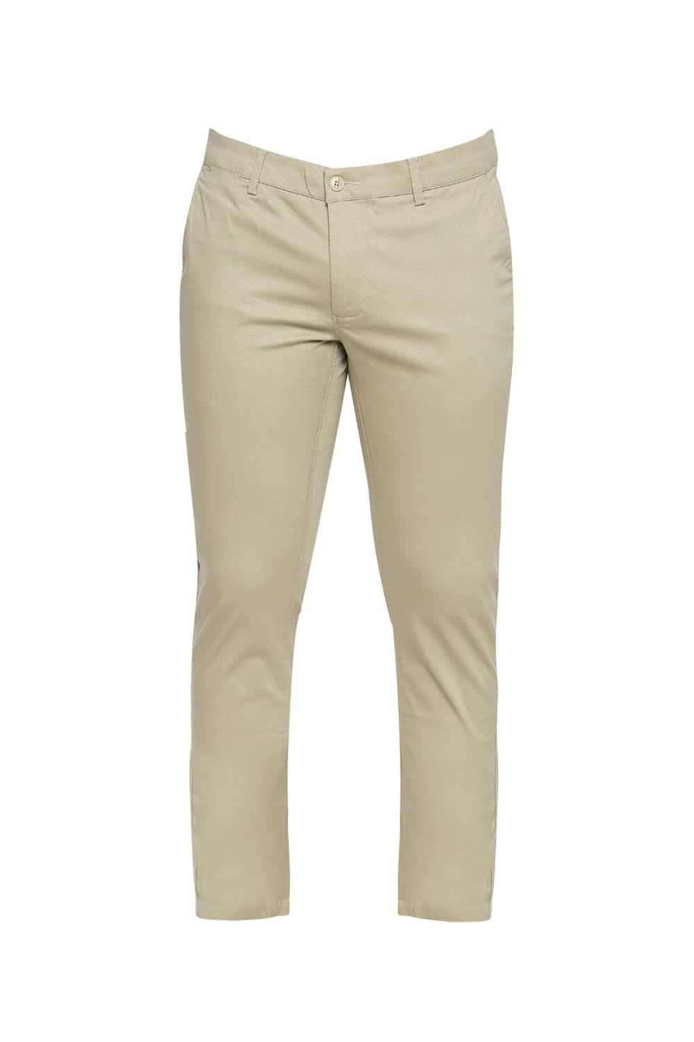 BASICS TAPERED FIT STRETCH TROUSER