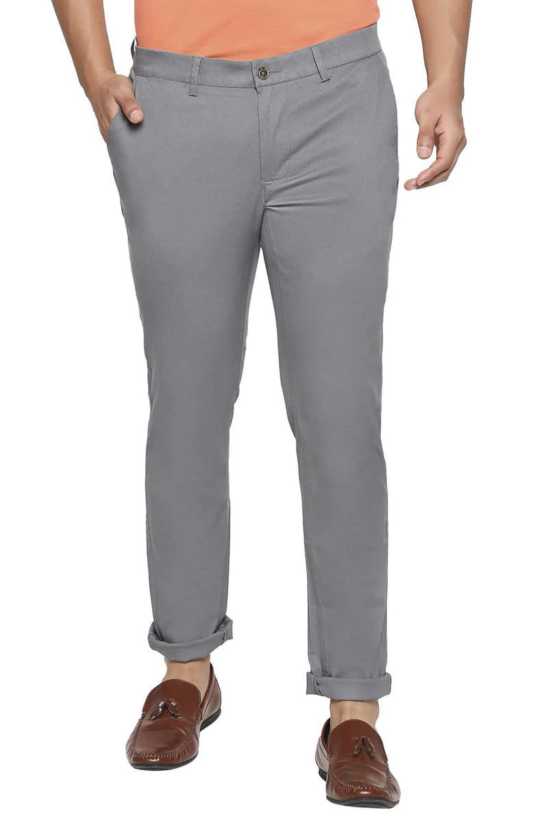 BASICS TAPERED FIT STRETCH TROUSER