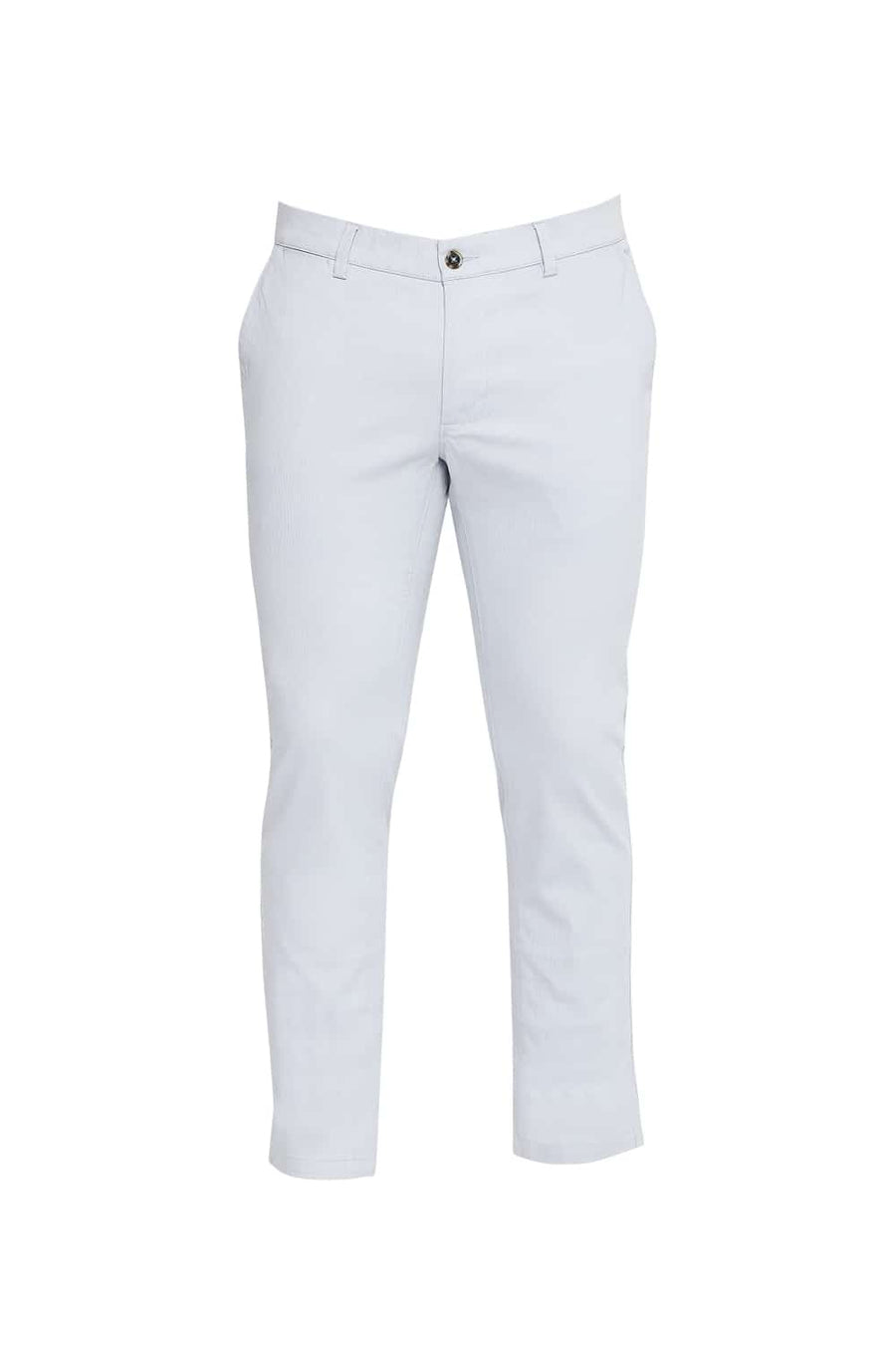 BASICS TAPERED FIT WINTER SKY STRETCH TROUSER