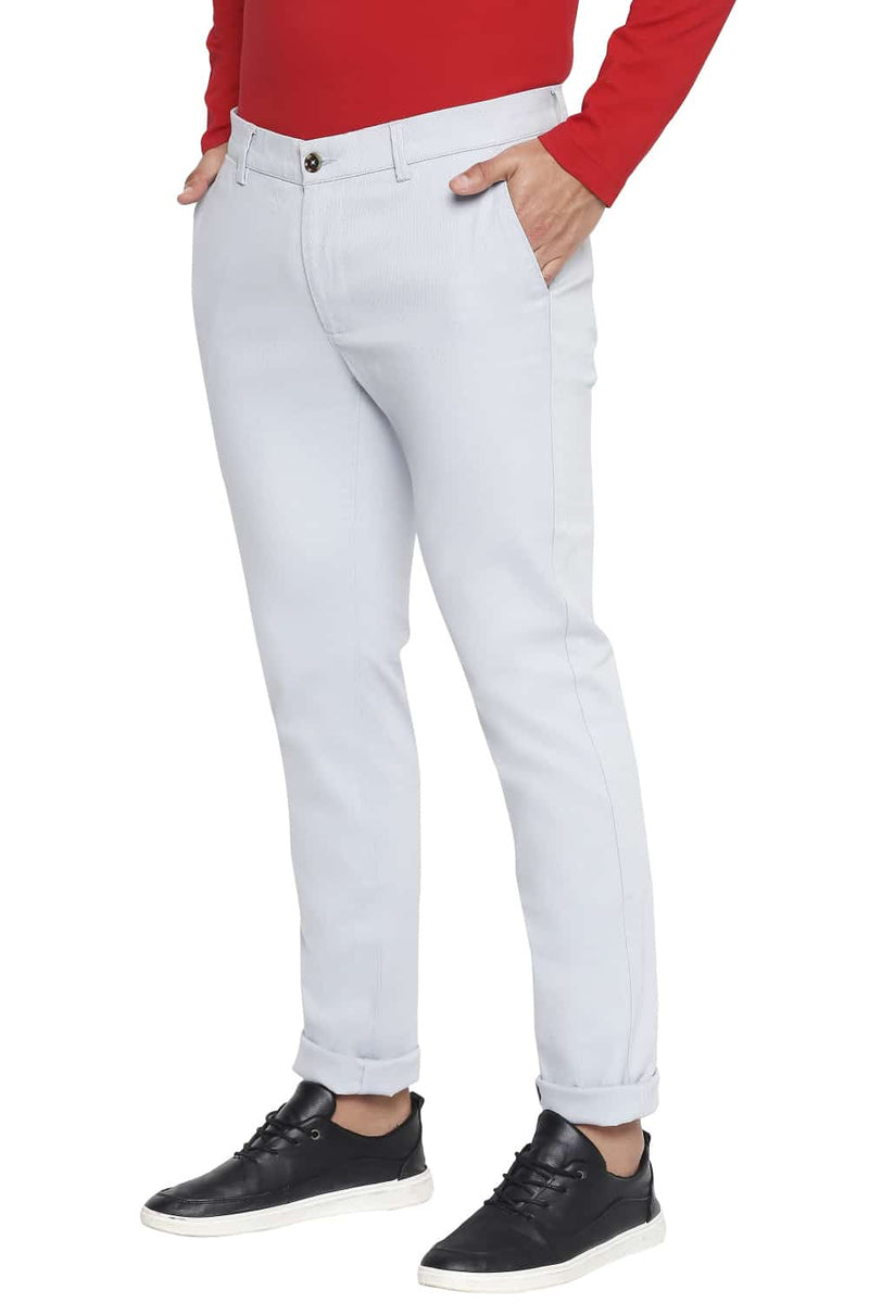 BASICS TAPERED FIT STRETCH TROUSER