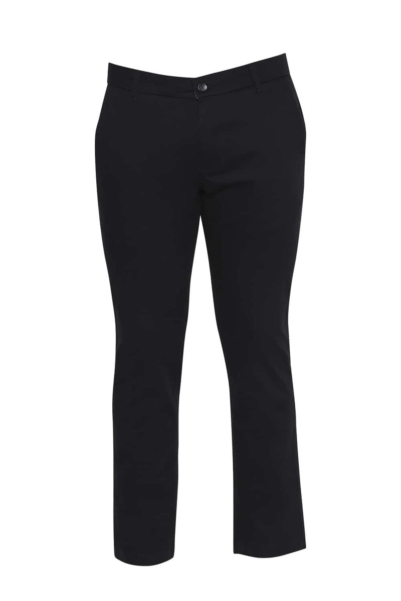 BASICS TAPERED FIT STRETCH TROUSER