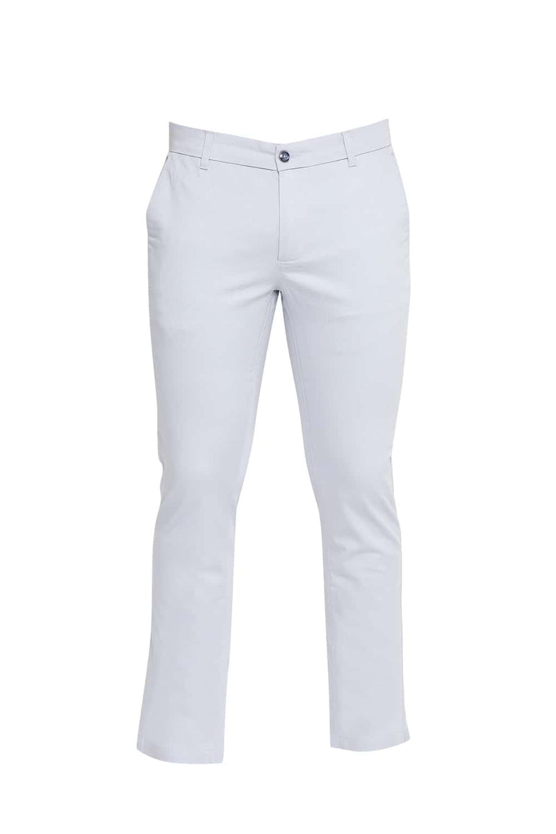 BASICS TAPERED FIT STRETCH TROUSER