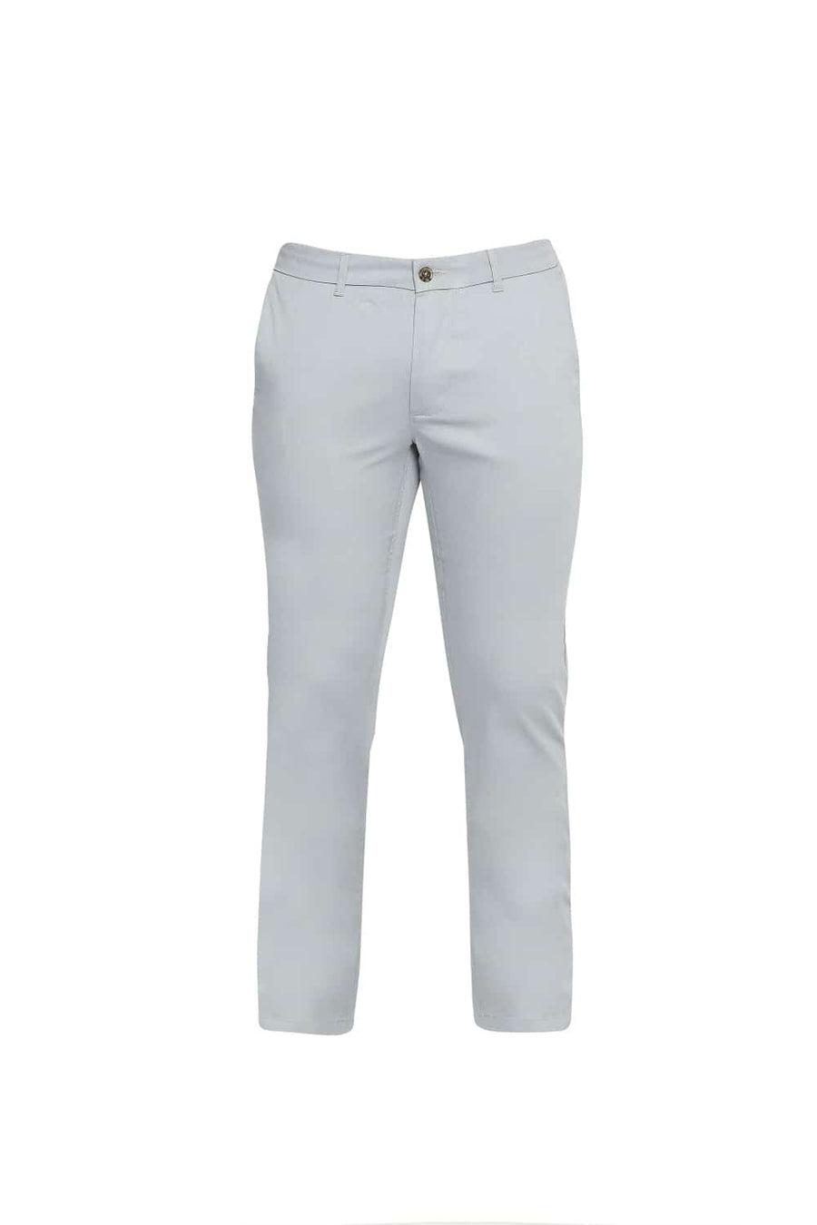 BASICS TAPERED FIT TROOPER GREEN STRETCH TROUSER
