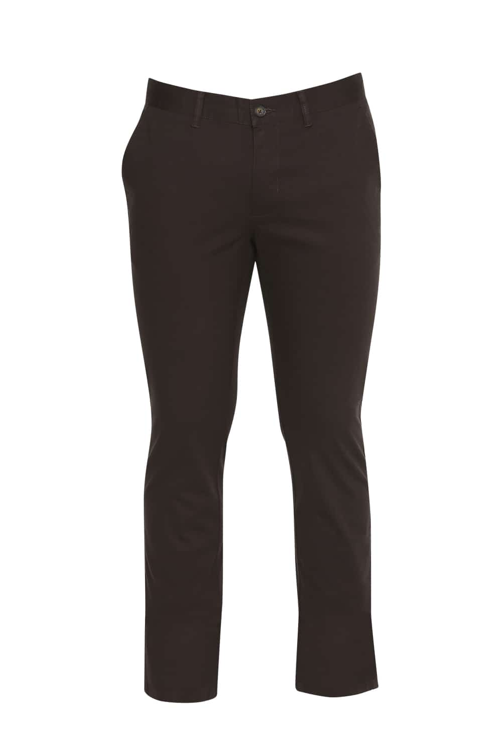 BASICS TAPERED FIT STRETCH TROUSER