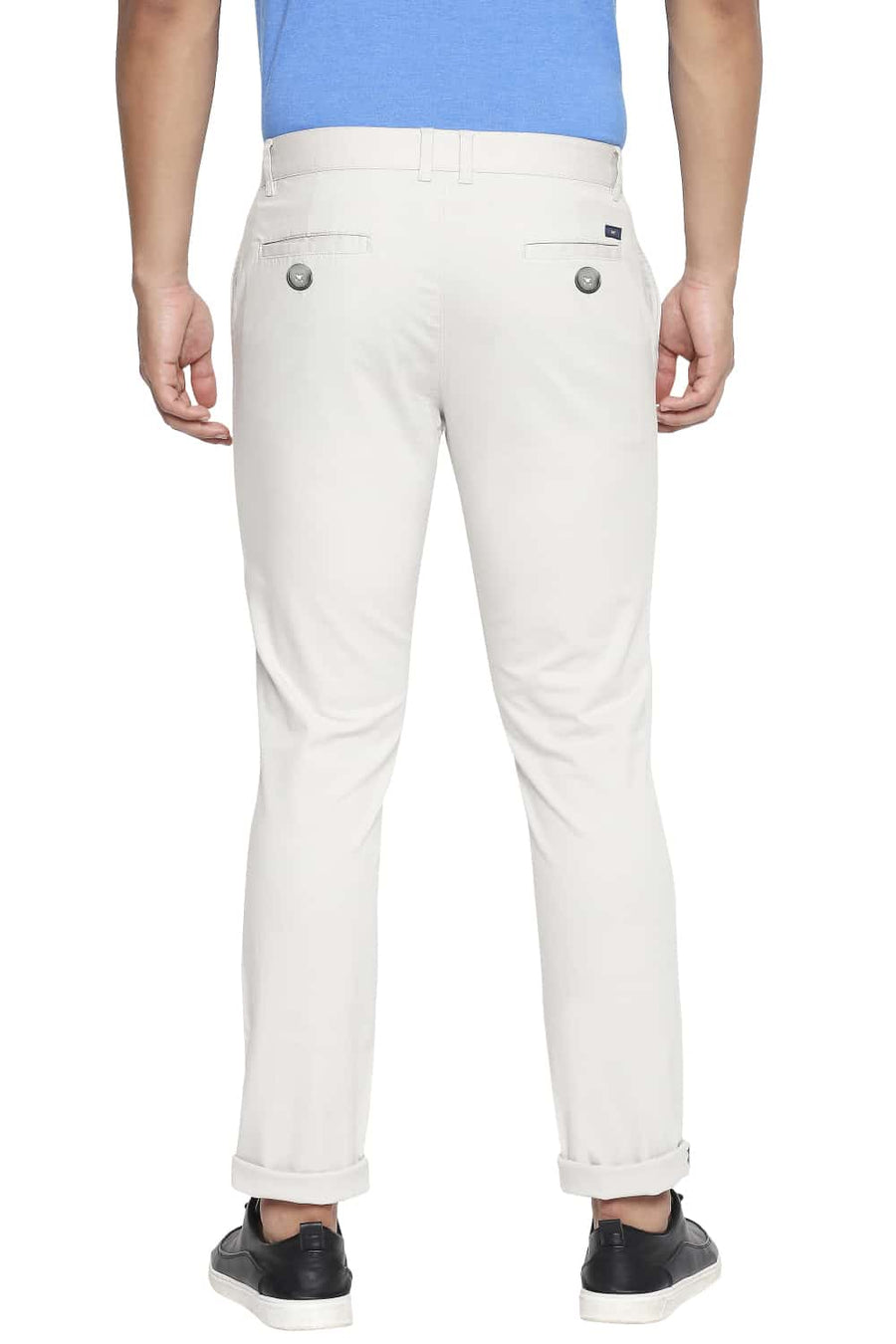 BASICS TAPERED FIT VAPOR BLUE STRETCH TROUSER