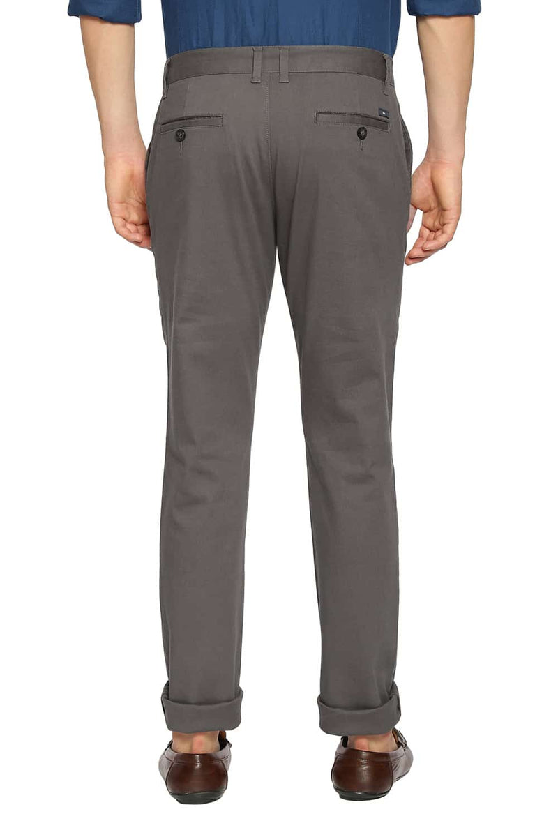 BASICS TAPERED FIT STRETCH STRETCH TROUSERS