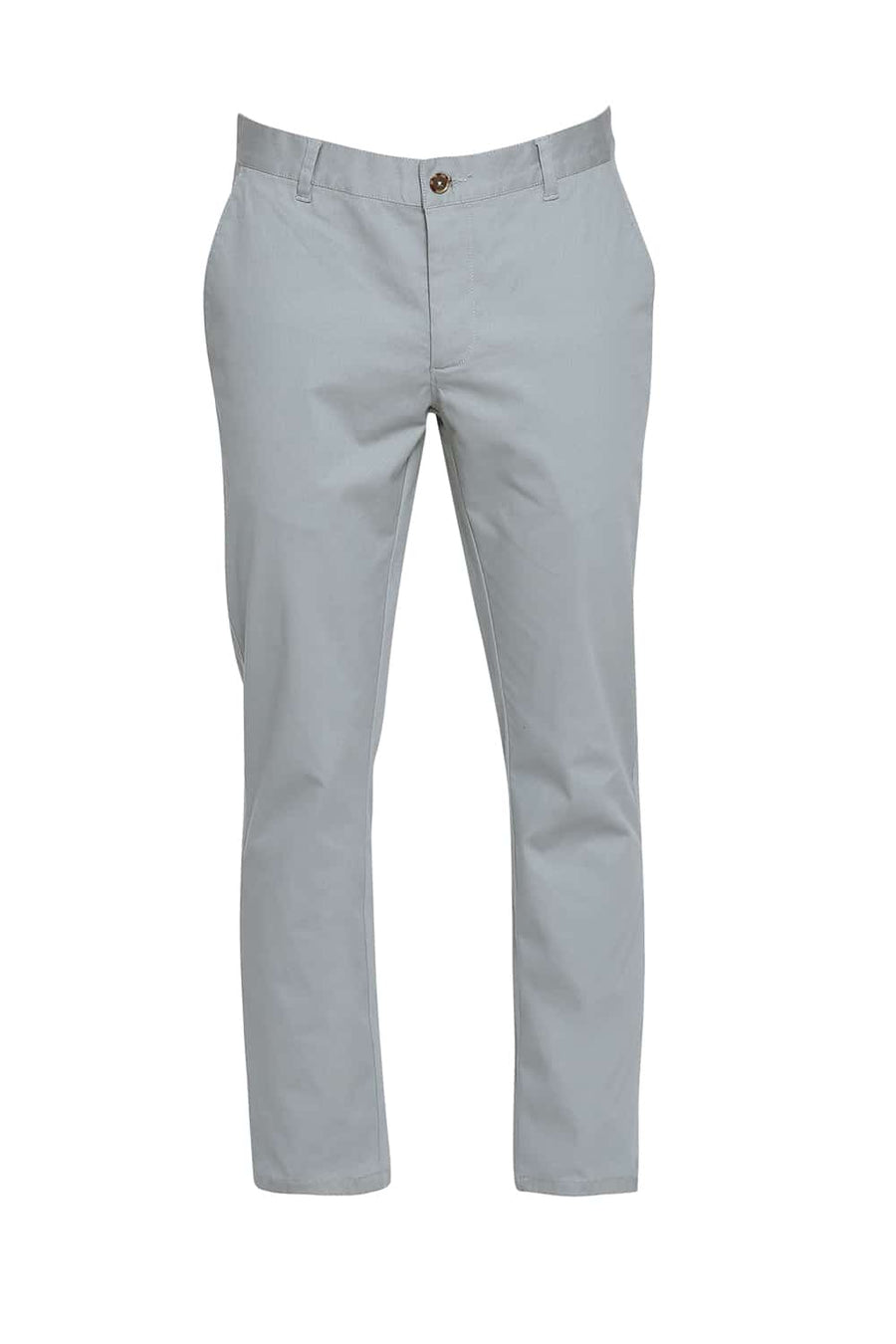 BASICS TAPERED FIT SLATE BLUE STRETCH TROUSERS