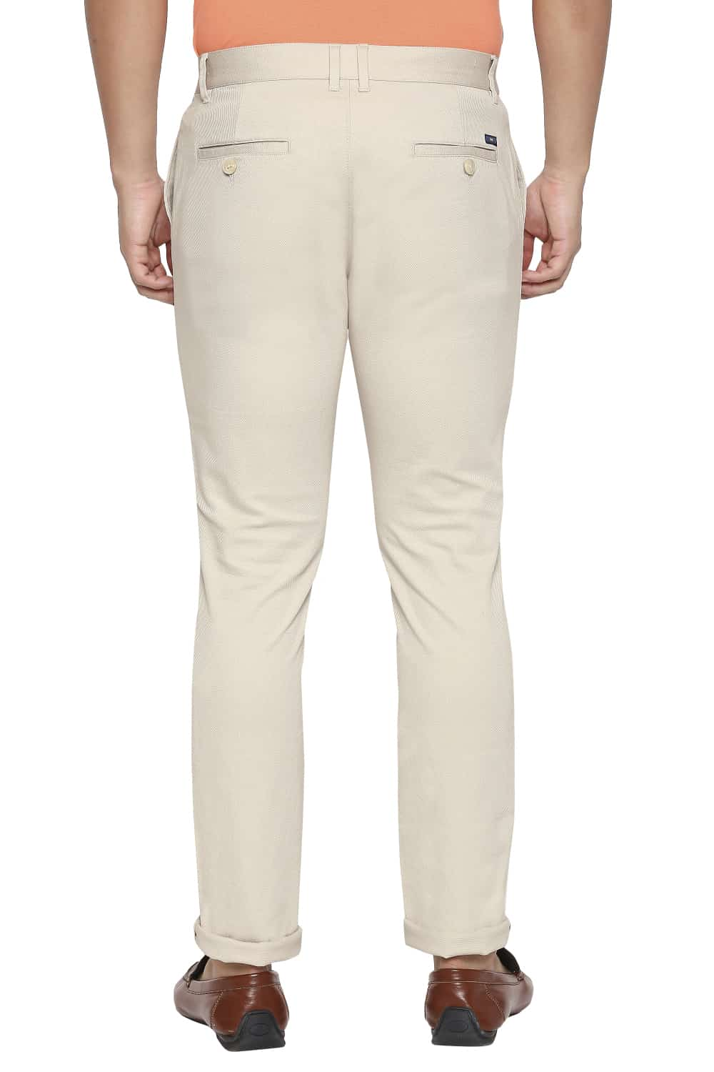 BASICS TAPERED FIT STRETCH TROUSER