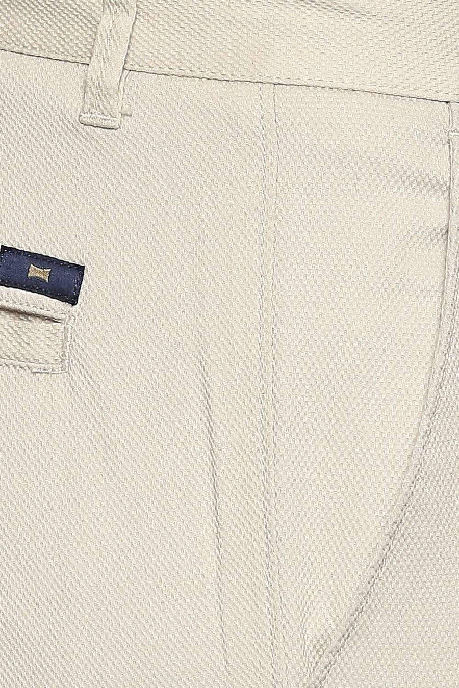 BASICS TAPERED FIT FOG STRETCH TROUSER
