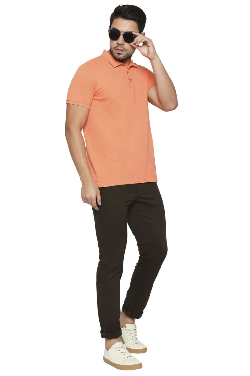 BASICS TAPERED FIT STRETCH TROUSER