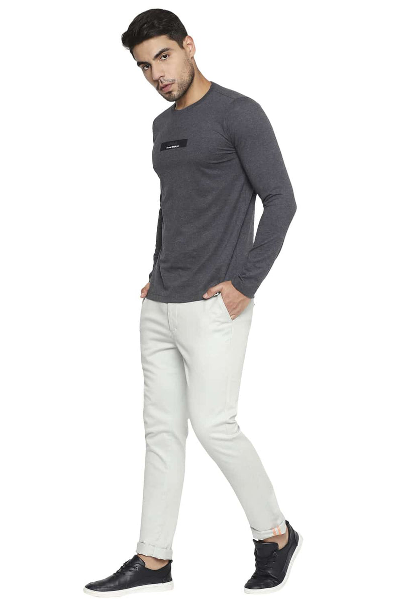 BASICS TAPERED FIT STRETCH TROUSER