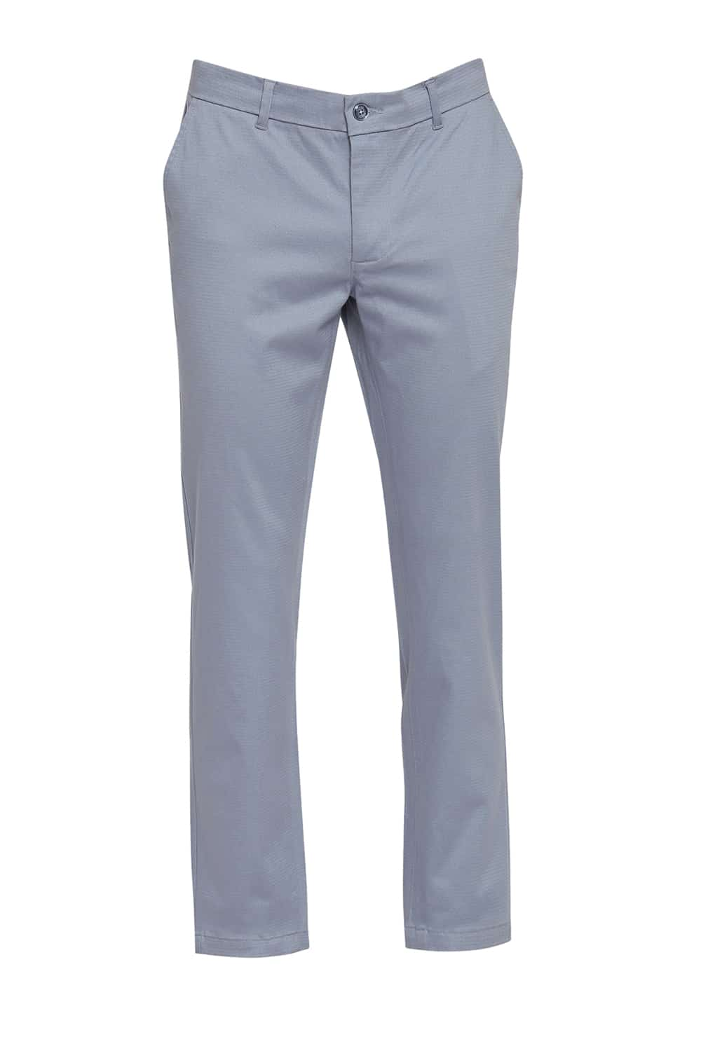 BASICS TAPERED FIT STRETCH TROUSERS