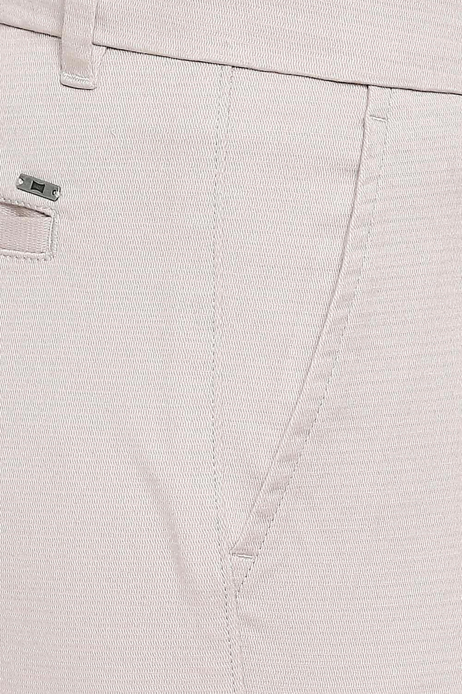 BASICS TAPERED FIT GULL GREY STRETCH TROUSERS