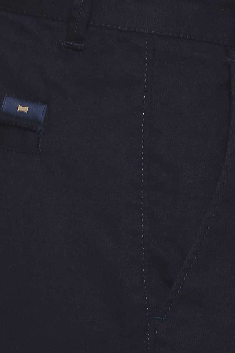 BASICS TAPERED FIT BLUE NIGHTS STRETCH TROUSER