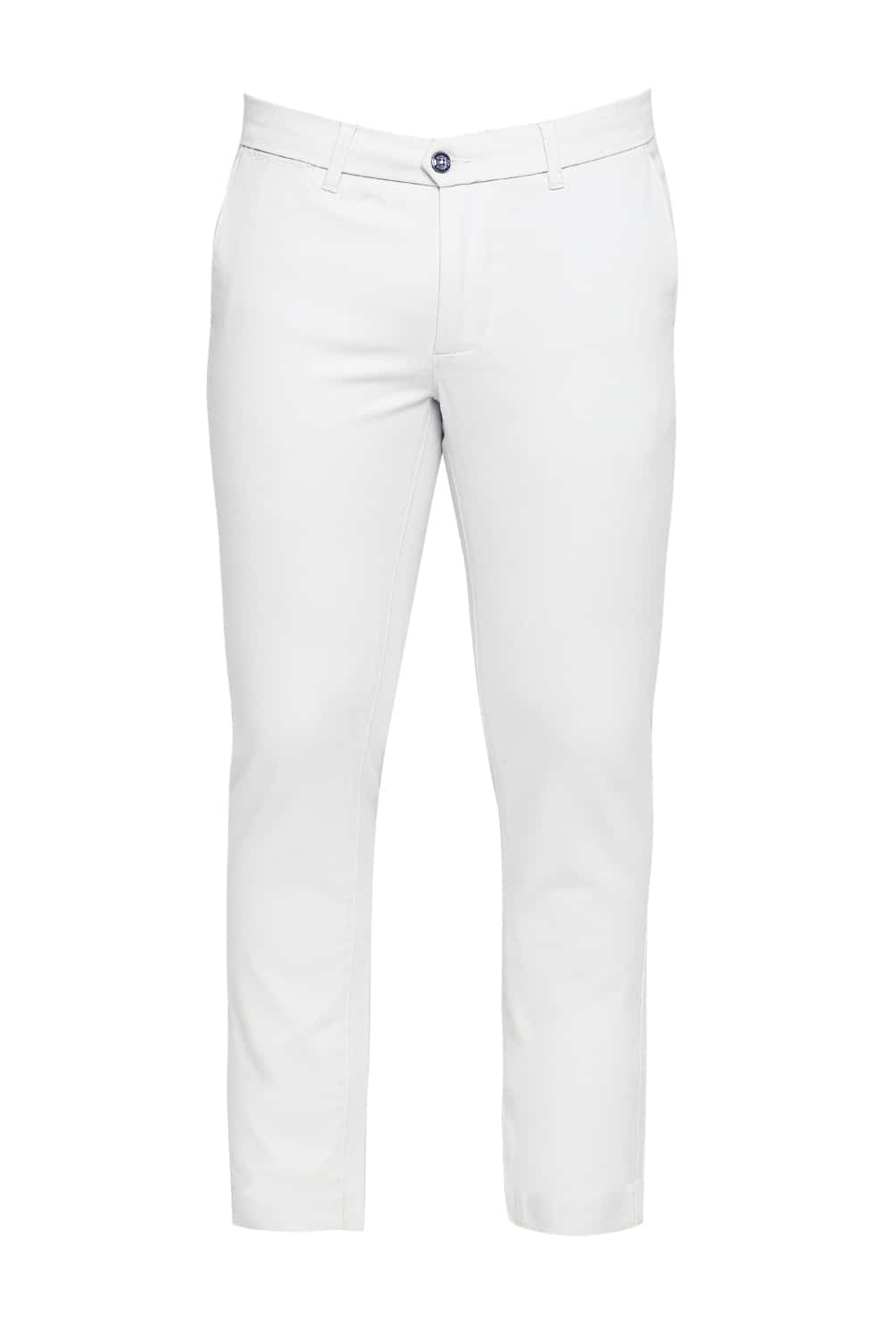 BASICS TAPERED FIT STRETCH TROUSERS