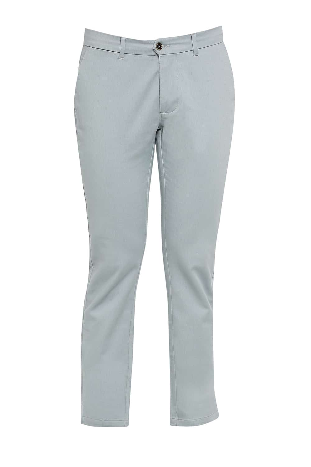 BASICS TAPERED FIT STRETCH TROUSERS