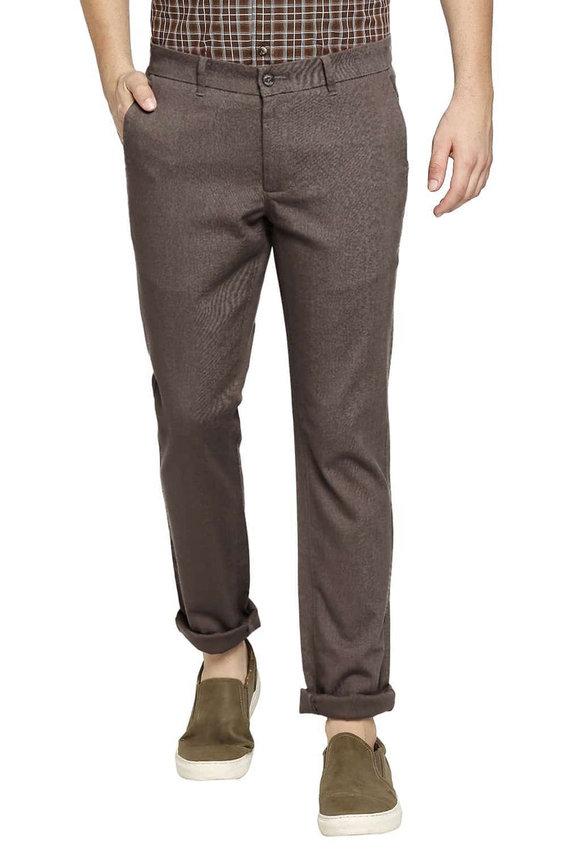 BASICS TAPERED FIT STRETCH TROUSER