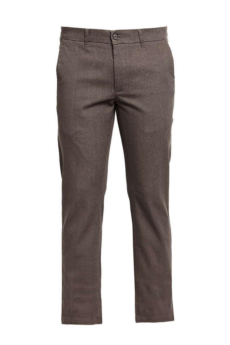 BASICS TAPERED FIT STRETCH TROUSER