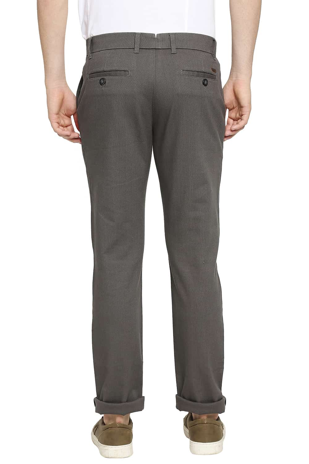 BASICS TAPERED FIT STRETCH TROUSER