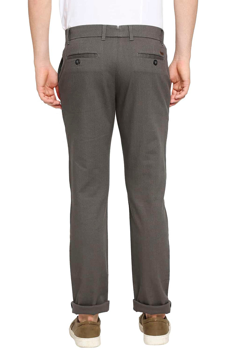 BASICS TAPERED FIT STRETCH TROUSER