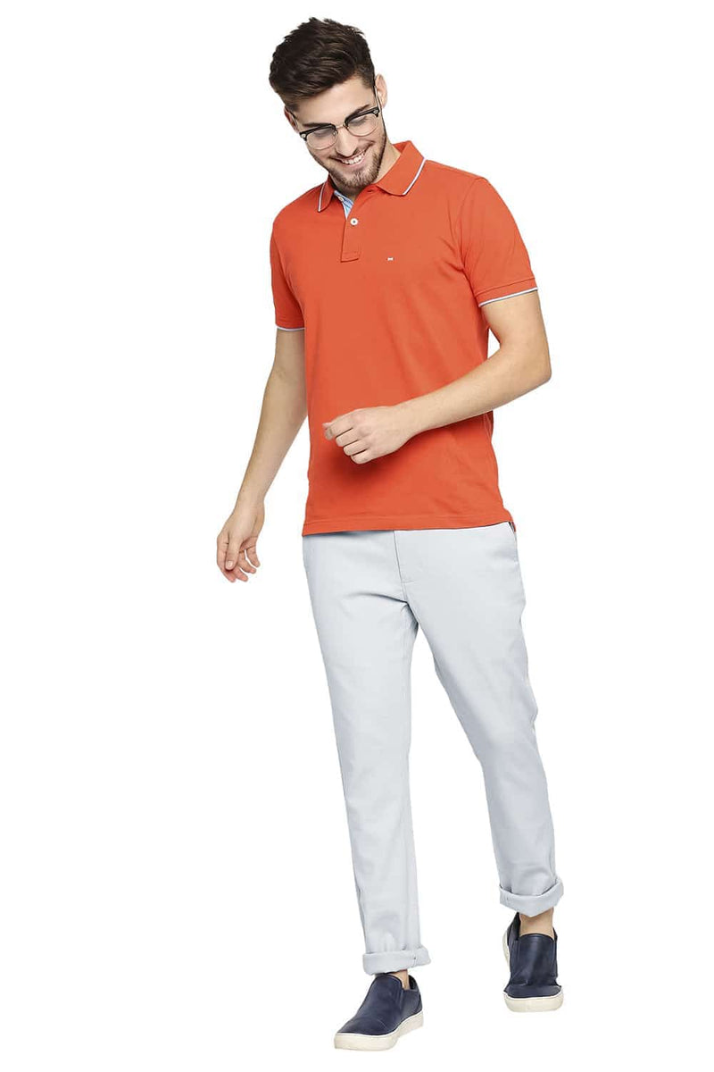 BASICS TAPERED FIT STRETCH TROUSER