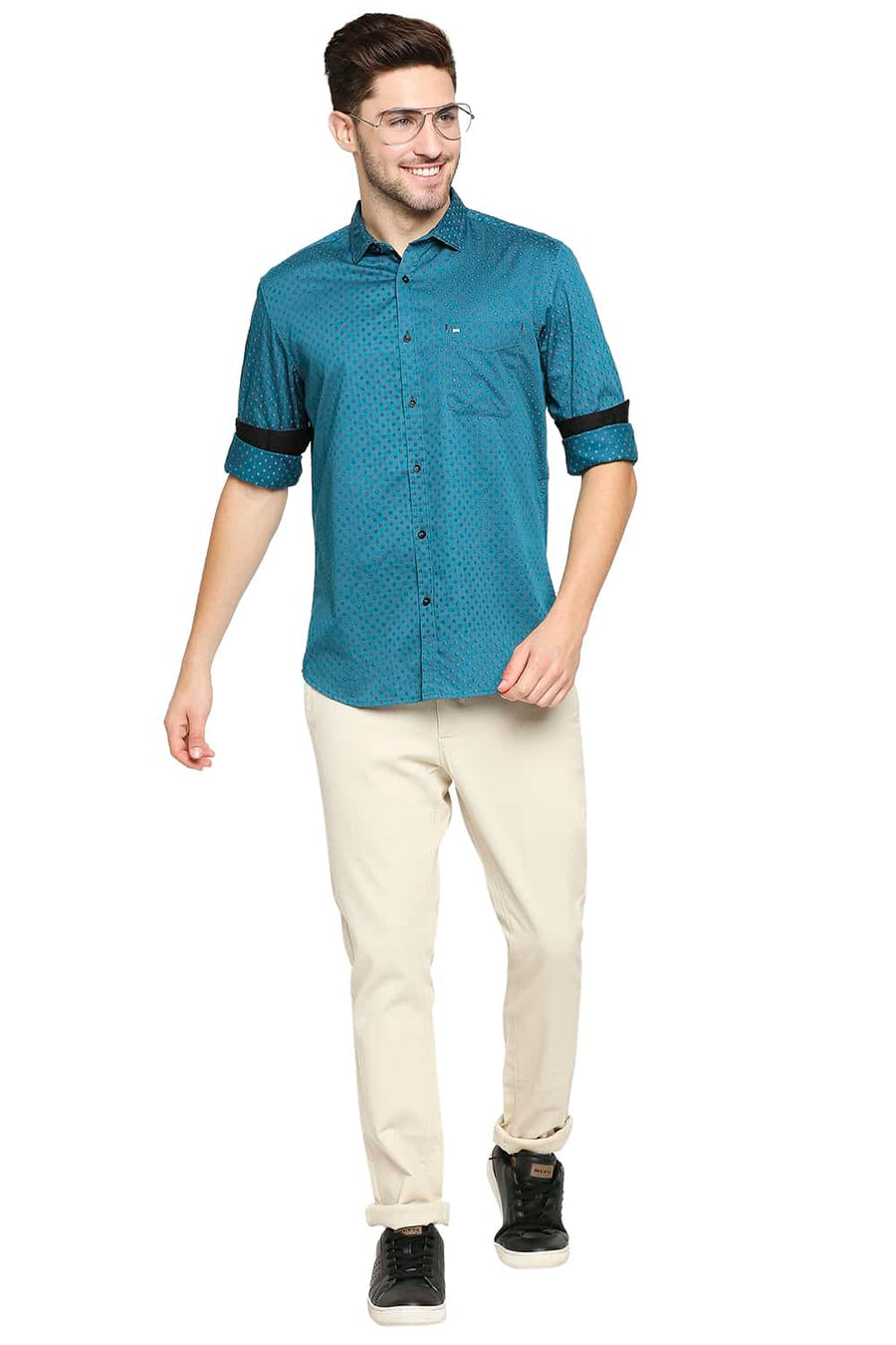 BASICS TAPERED FIT ANGORA STONE STRETCH TROUSER