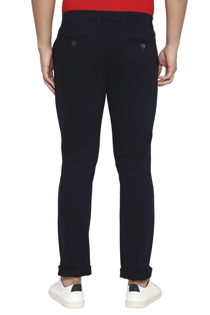 BASICS TAPERED FIT STRETCH TROUSER