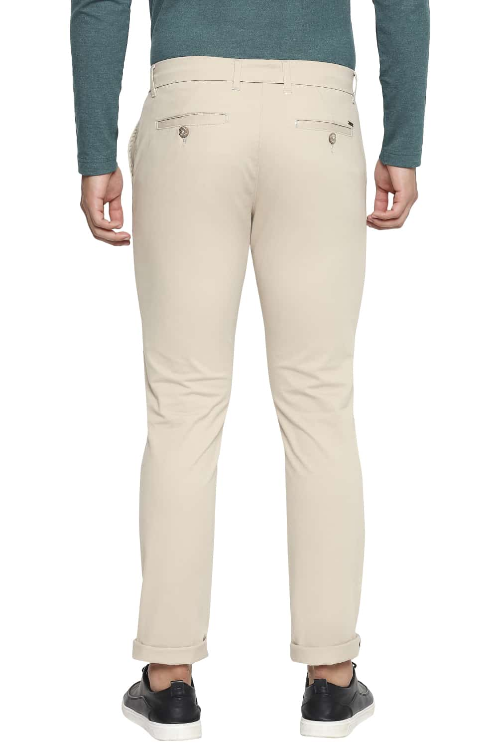 BASICS TAPERED FIT STRETCH TROUSER