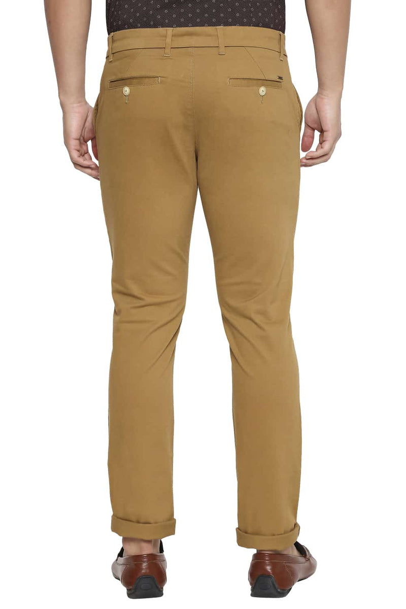 BASICS TAPERED FIT STRETCH TROUSER