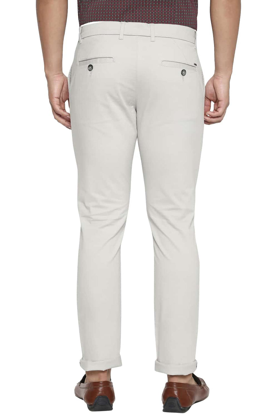 BASICS TAPERED FIT VAPOR BLUE STRETCH TROUSER
