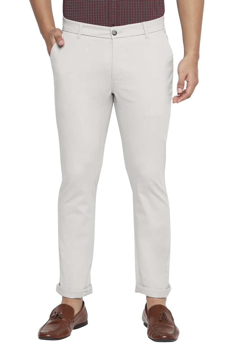 BASICS TAPERED FIT STRETCH TROUSER