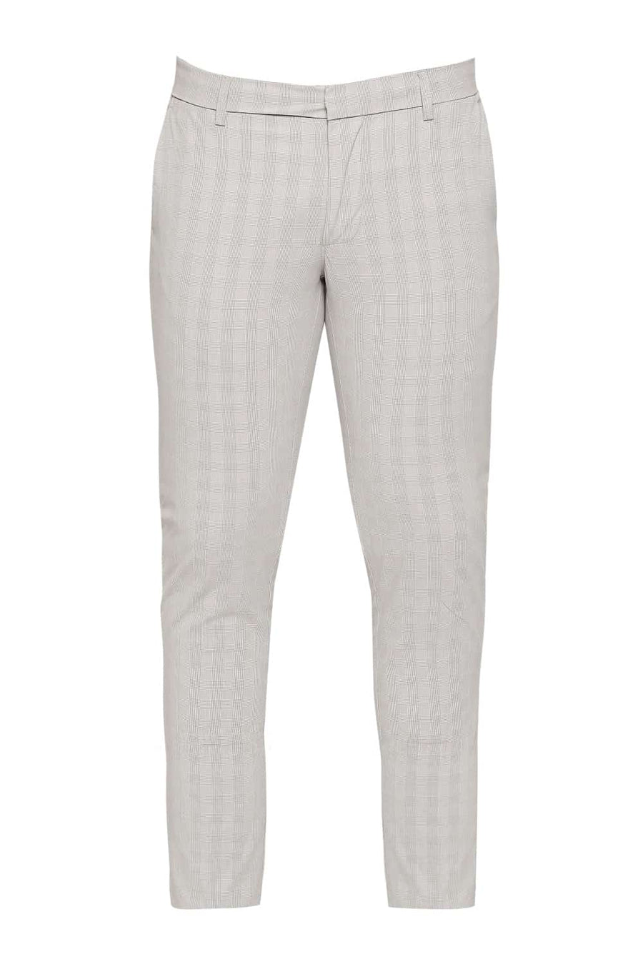 BASICS TAPERED FIT PORPOISE BEIGE STRETCH TROUSER