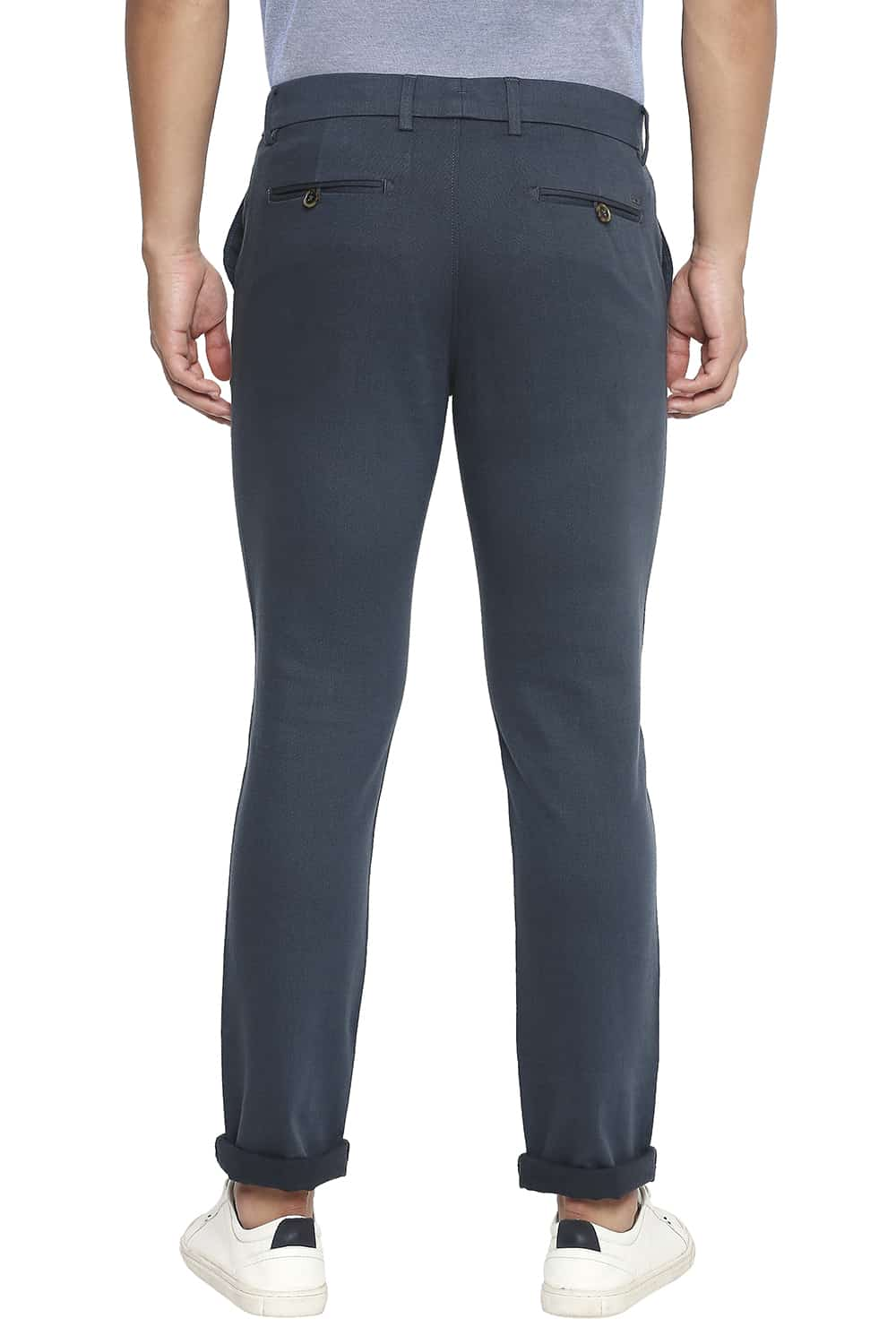 BASICS TAPERED FIT STRETCH TROUSER