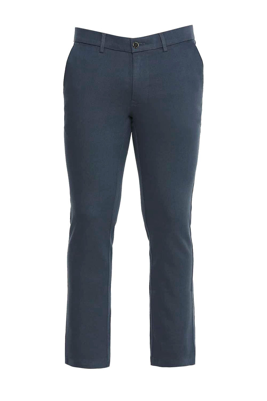 BASICS TAPERED FIT ORION BLUE STRETCH TROUSER